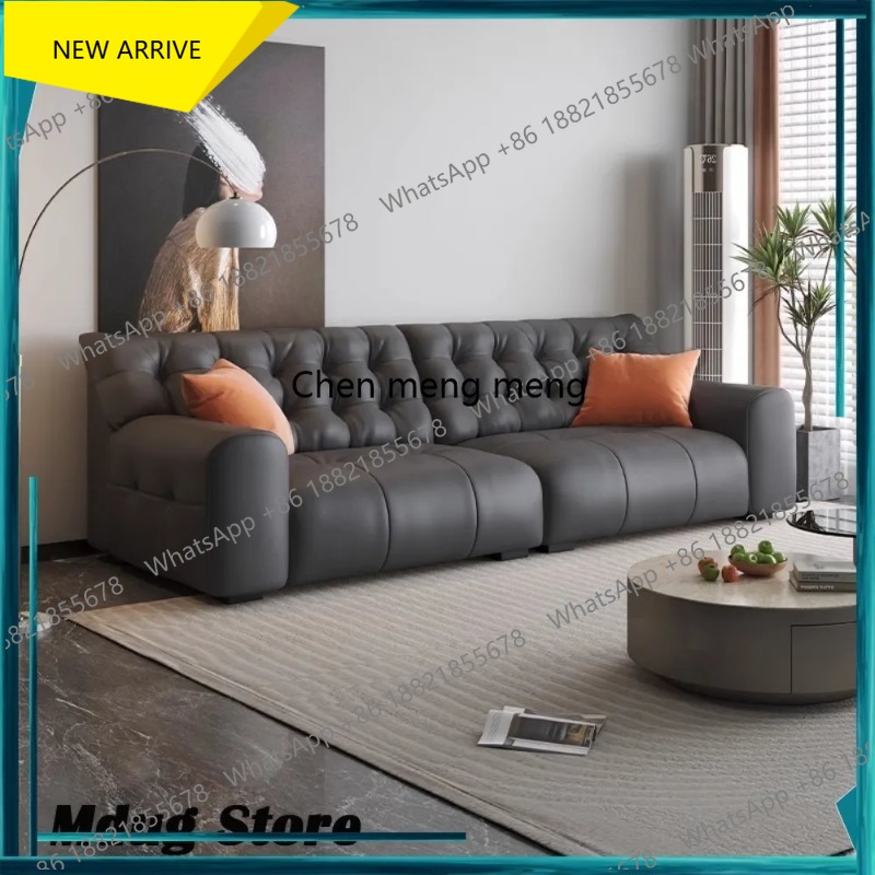 Interior Design Luxury House - G153 โซฟาเบาะนั่งโรงภาพยนตร์สีดำ โซฟาดีไซน์หรูหรา โซฟาภายในบ้านสไตล์โมเดิร์นขนาดใหญ่ เฟอร์นิเจอร์ตกแต่งบ้าน