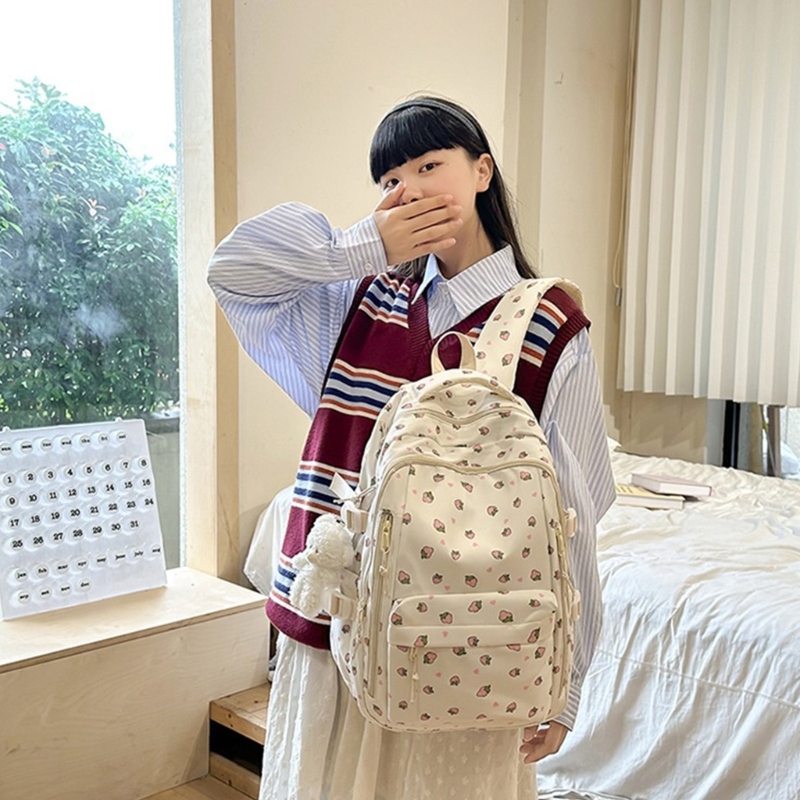 Interior Design University In China - กระเป๋าเป้สะพายหลังอเนกประสงค์ 49MD น้ำหนักเบาออกแบบตามหลักสรีรศาสตร์หลายส่วนกระเป๋าหนังสือสไตล์มหาวิทยาลัยอินเทรนด์