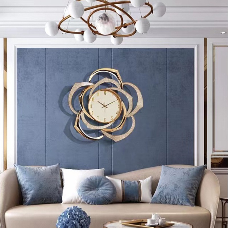Interior Design Luxury House - นาฬิกาแขวนผนังหรูหราสำหรับตกแต่งภายในบ้าน ห้องนอน ห้องนั่งเล่น ดีไซน์แปลกใหม่ ทันสมัย ไม่ซ้ำใคร
