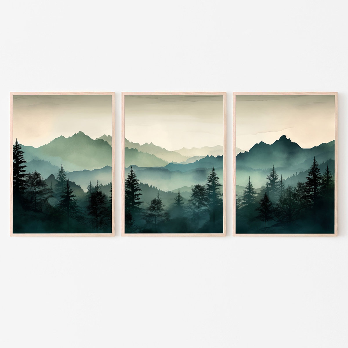 3 ชิ้น/ชุด ภาพพิมพ์ศิลปะติดผนั - Abstract Canvas Set บทวิจารณ์และราคา