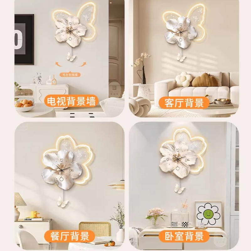นาฬิกาดิจิตอล LED นาฬิกาแขวนผน - Interior Design Luxury House บทวิจารณ์และราคา