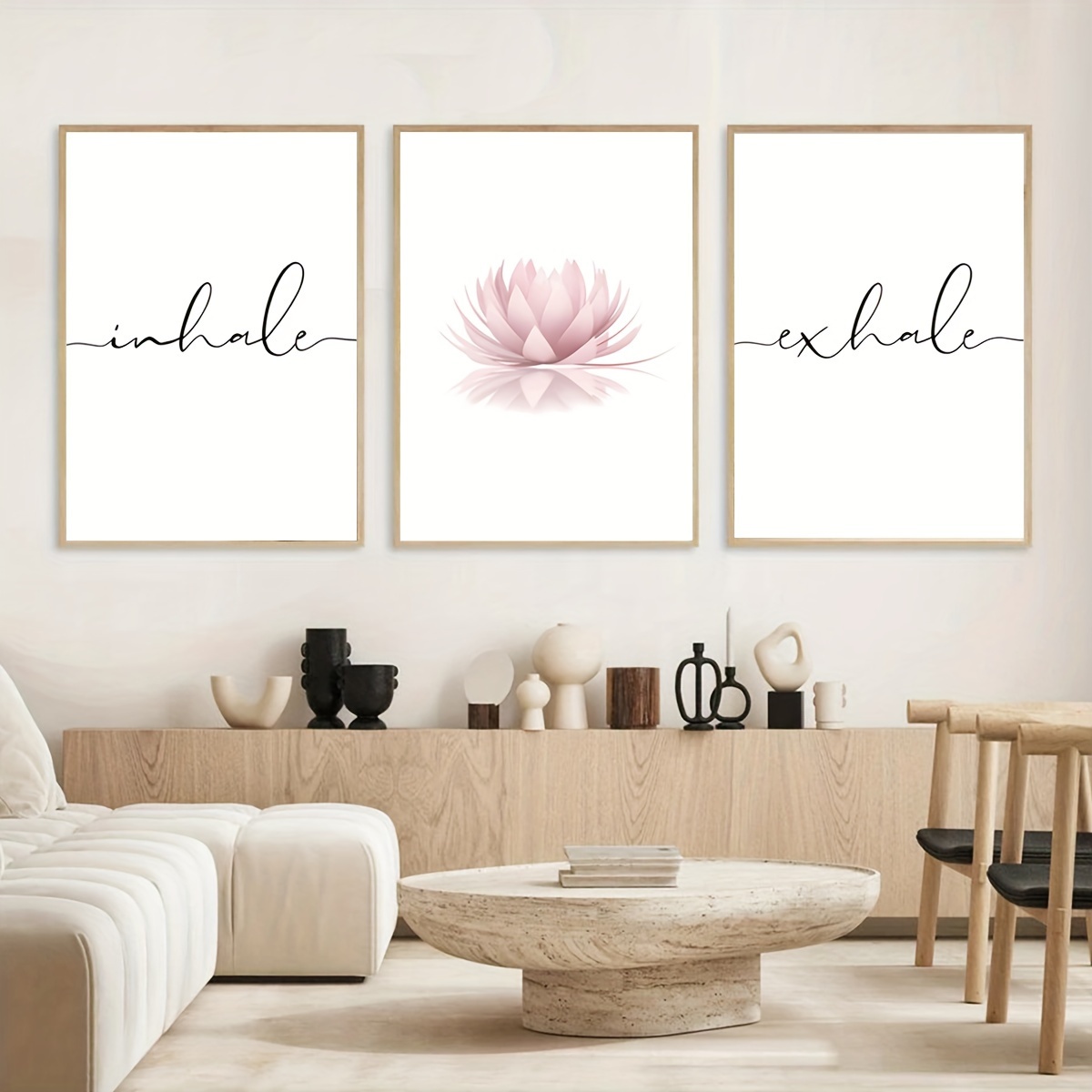 3 ชิ้น/ชุด ภาพพิมพ์บนผ้าใบลายด - Abstract Canvas Set บทวิจารณ์และราคา