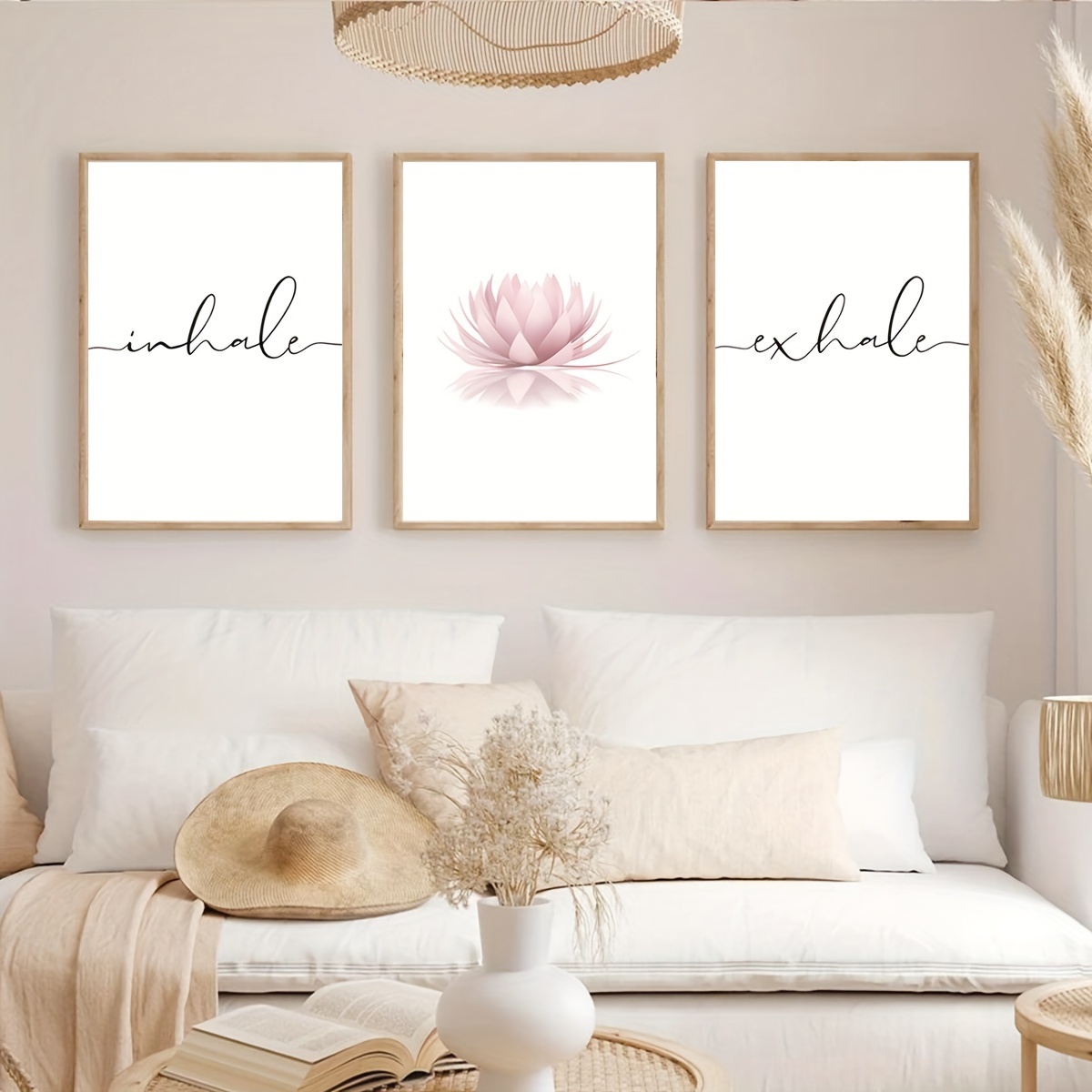 3 ชิ้น/ชุด ภาพพิมพ์บนผ้าใบลายด - Abstract Canvas Set บทวิจารณ์และราคา