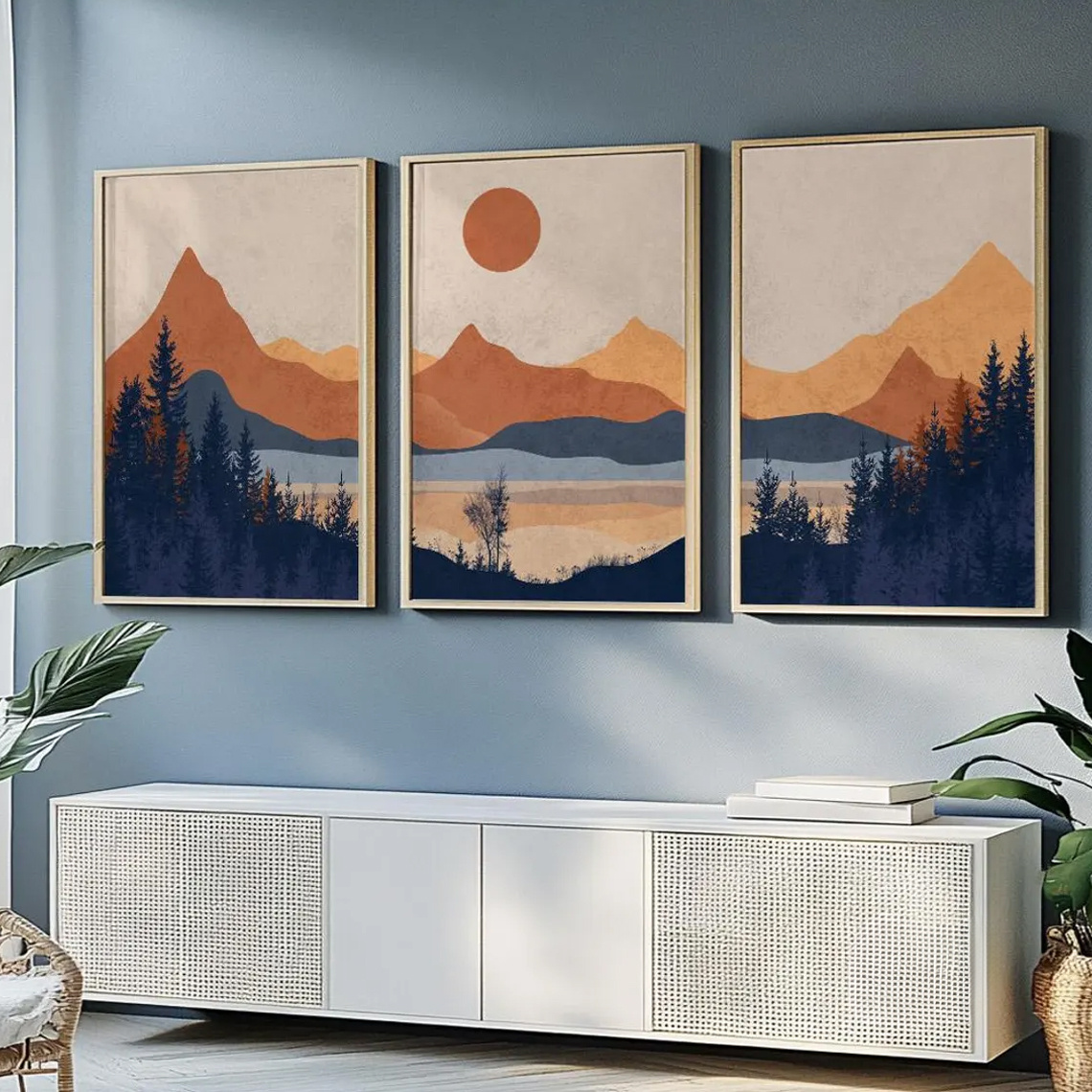 3 ชิ้น/เซ็ตไร้กรอบ, เทอร์ราคอต - Abstract Canvas Set บทวิจารณ์และราคา