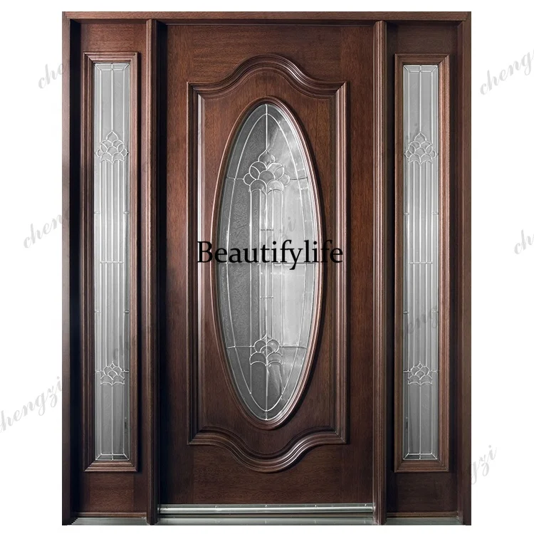 ประตูหน้าบ้านไม้ดีไซน์ดั้งเดิม - Interior Design Luxury House บทวิจารณ์และราคา