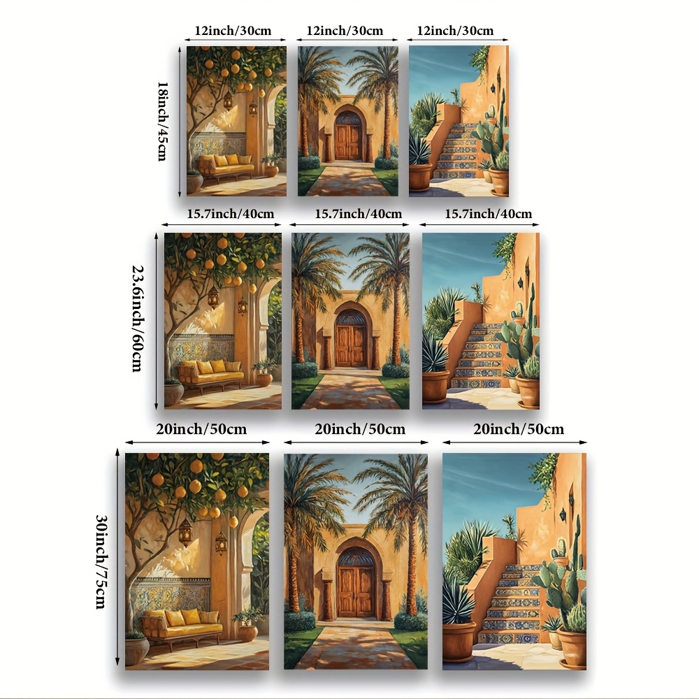 ไร้กรอบ[JIT]3 ชิ้น/ชุด, ภาพวาด - Abstract Canvas Set บทวิจารณ์และราคา