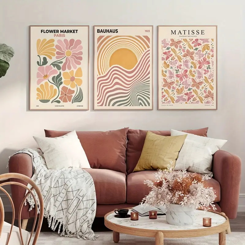 ภาพพิมพ์ศิลปะตกแต่งแบบไร้กรอบ  - Abstract Canvas Set บทวิจารณ์และราคา