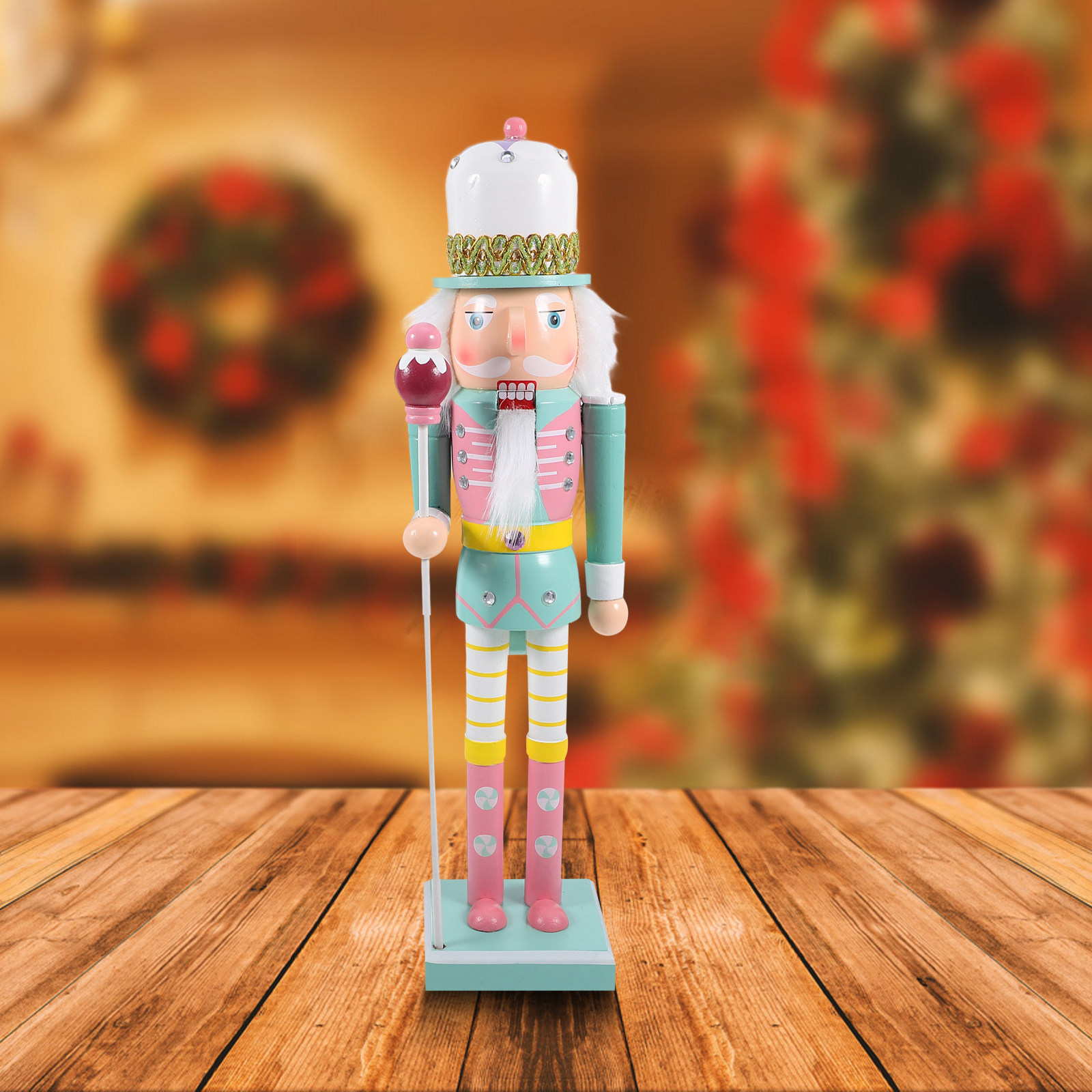 ของตกแต่งไม้รูปทหารนัทแครกเกอร - Interior Design Xmas บทวิจารณ์และราคา