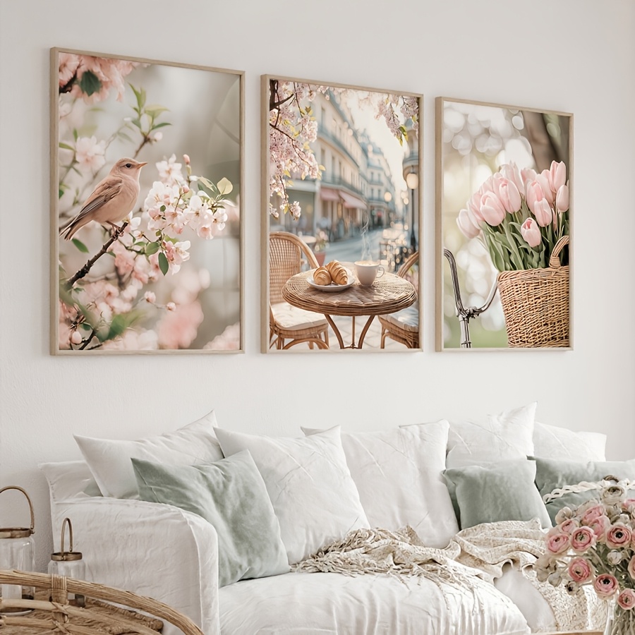 3 ชิ้น/ชุด ภาพพิมพ์บนผ้าใบลายถ - Abstract Canvas Set บทวิจารณ์และราคา