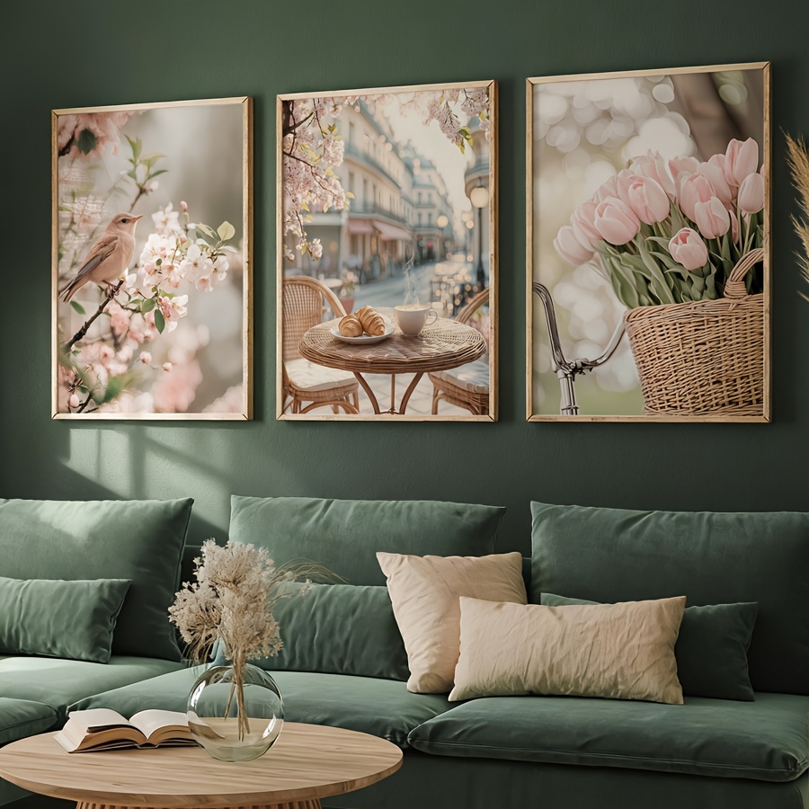 3 ชิ้น/ชุด ภาพพิมพ์บนผ้าใบลายถ - Abstract Canvas Set บทวิจารณ์และราคา