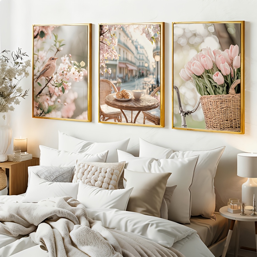 3 ชิ้น/ชุด ภาพพิมพ์บนผ้าใบลายถ - Abstract Canvas Set บทวิจารณ์และราคา