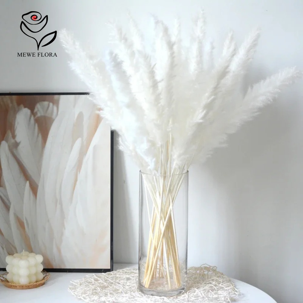 หญ้าแพมพัสฟูฟี่ 20 ชิ้น ช่อดอก - Dried Pampas Bundle บทวิจารณ์และราคา