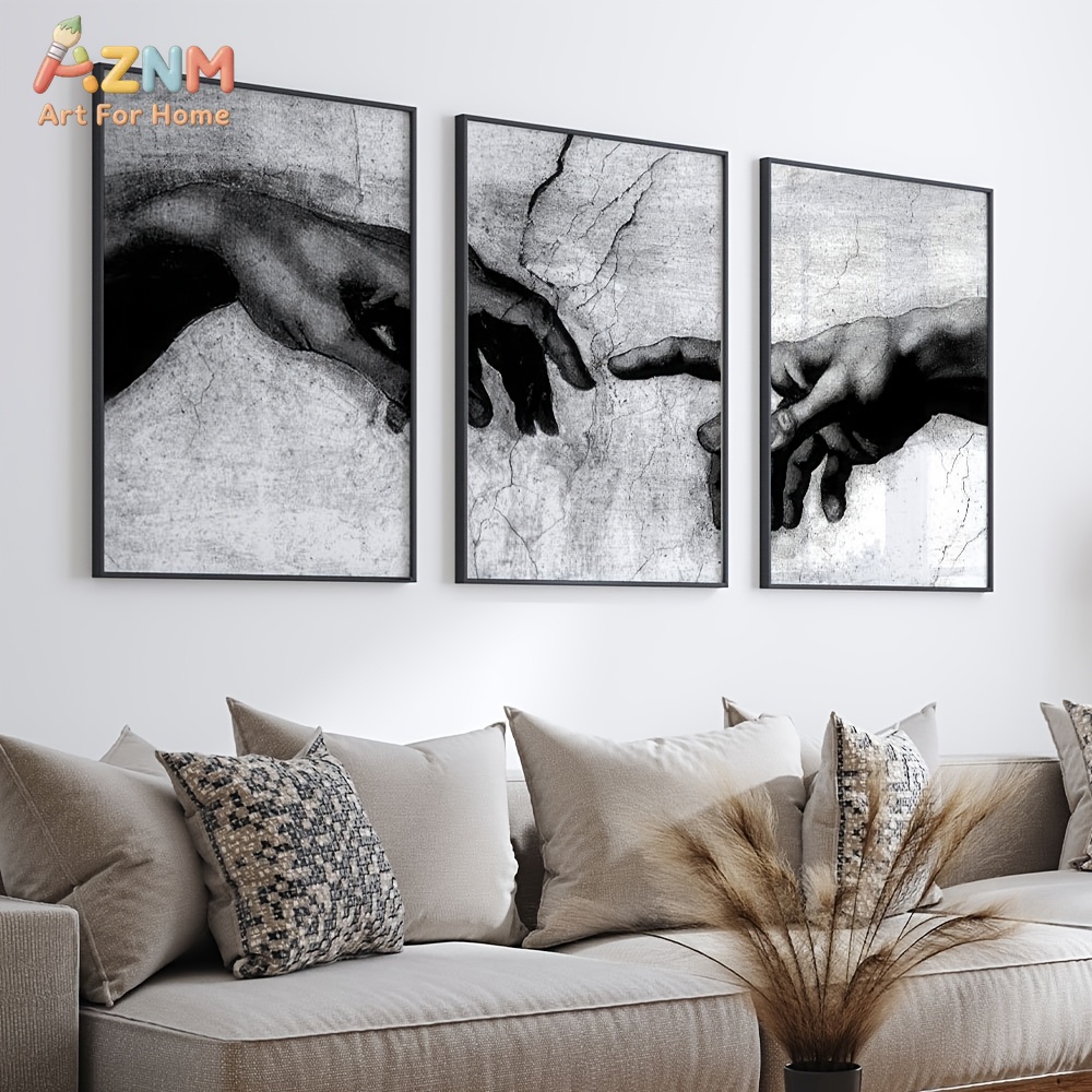 ชุดภาพพิมพ์บนผ้าใบลายมืออาดัม  - Abstract Canvas Set บทวิจารณ์และราคา
