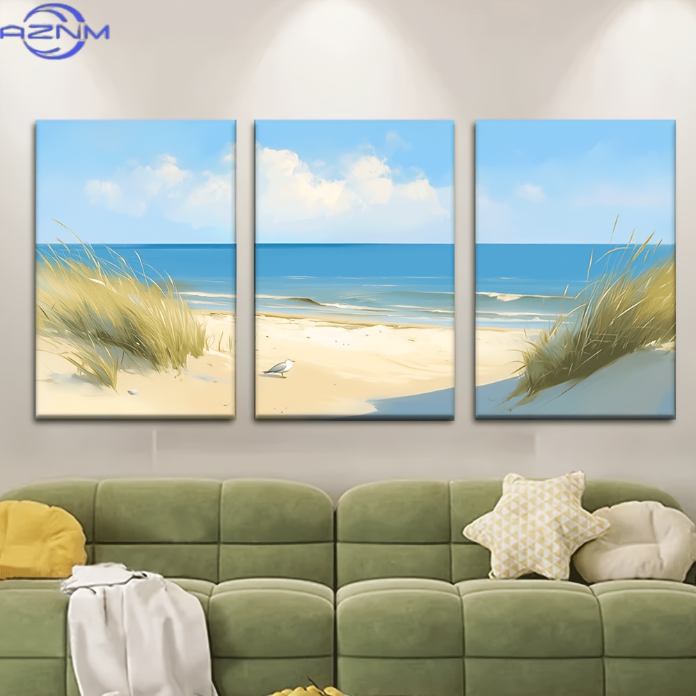 ชุด 3 ชิ้น, ภาพวาดบนผ้าใบ--ไม่ - Abstract Canvas Set บทวิจารณ์และราคา