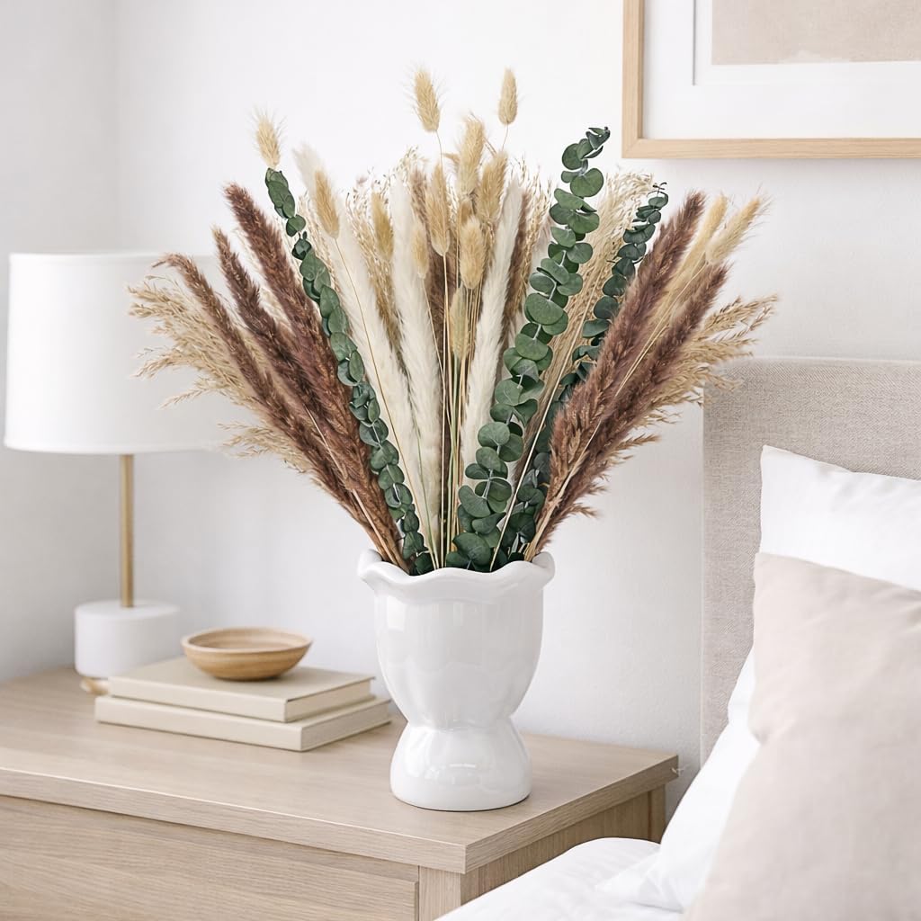 ชุดดอกไม้แห้งธรรมชาติ DIY 65 ช - Dried Pampas Bundle บทวิจารณ์และราคา