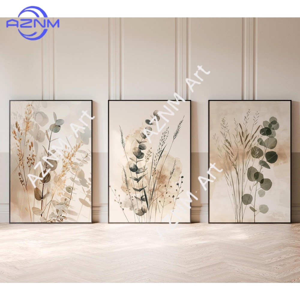 1/3 ชิ้น，ชุดภาพศิลปะติดผนังลาย - Abstract Canvas Set บทวิจารณ์และราคา